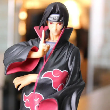 23cm Naruto Anime Figures Akatsuki Gk Uchiha Itachi Tsukuyomi Manga Statue PVC Action Figures Collectible Shippuden Model Toys