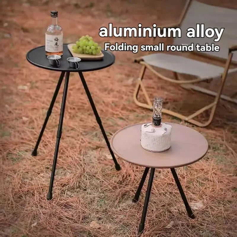 Ultra-Lightweight Outdoor Round Table – Perfect for Camping, Picnics, and Gardens!