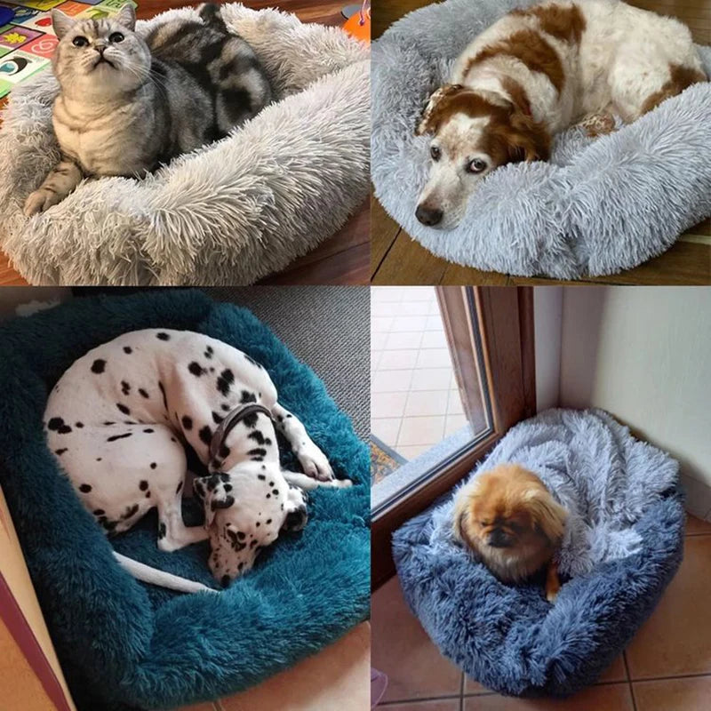 Plush Cozy Pet Bed