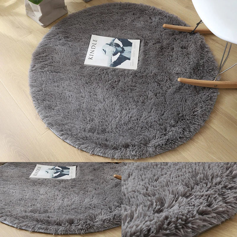 Soft Plush Round Pet Bed Mat