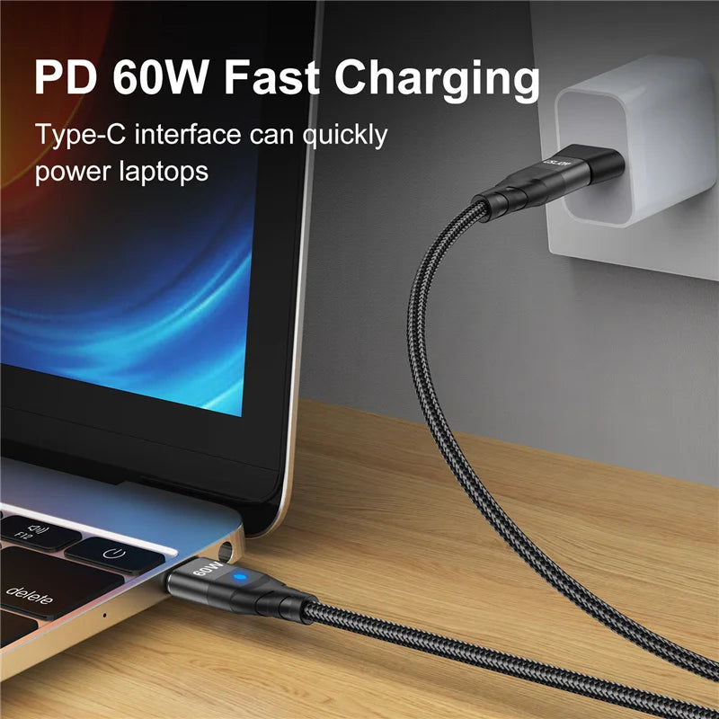 3in1 60W PD Fast Charging USB Cable