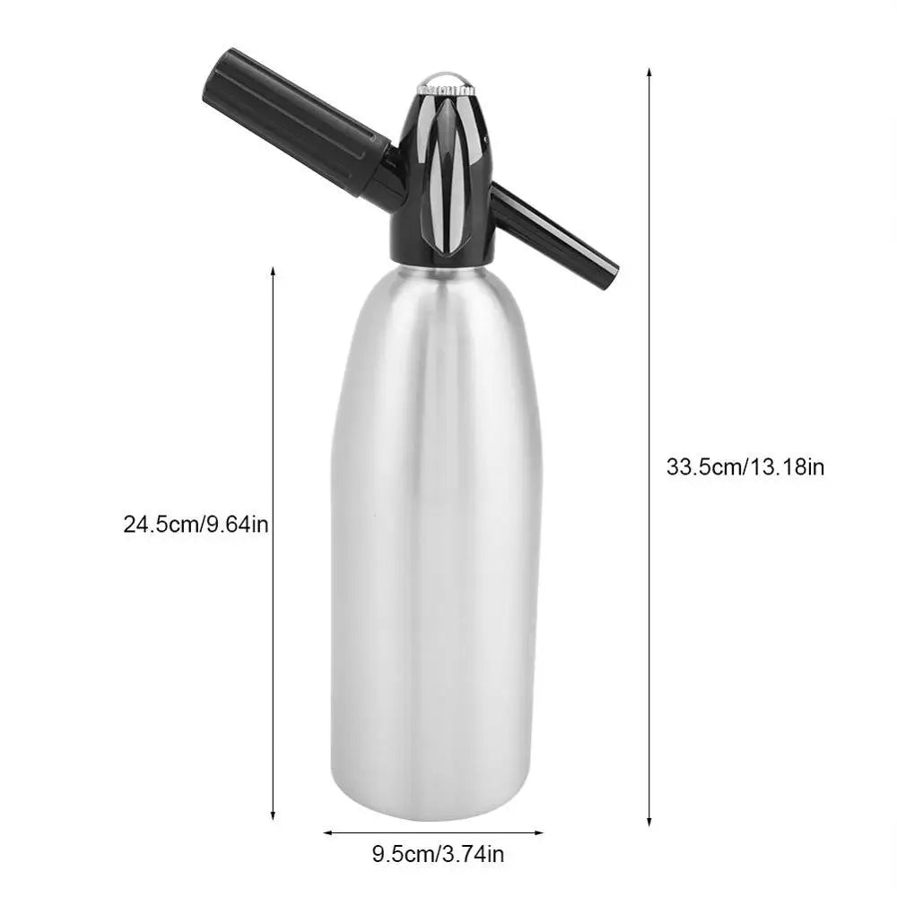 Aluminum Siphon with ABS and Silicone Grip