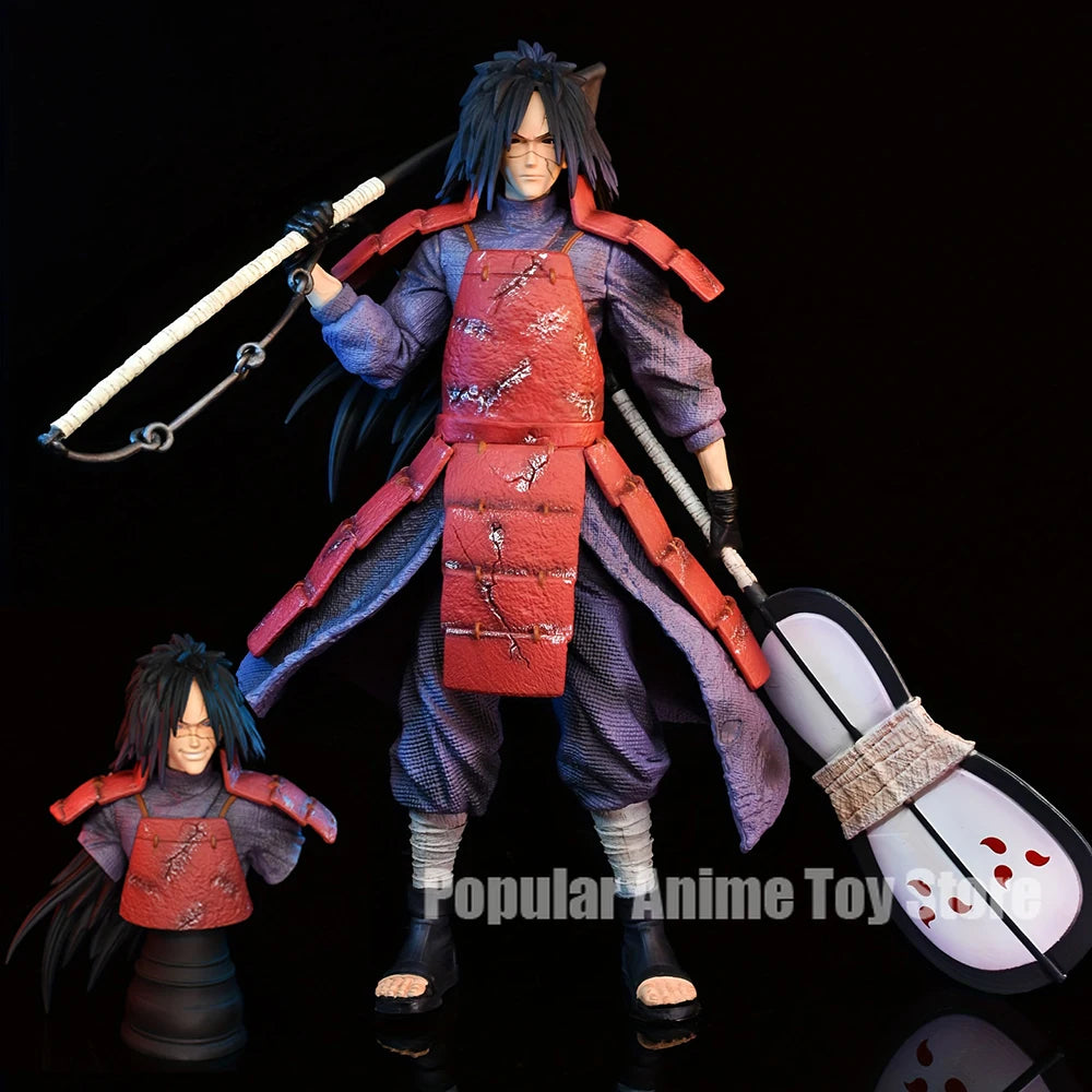 BANDAI Naruto Shippuden Figure Uchiha Madara Fgiure Senju Hashirama Action Figure