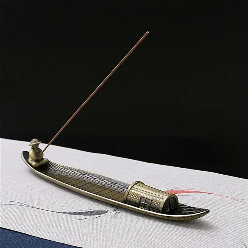 Chinese Boat Incense Stick Holder