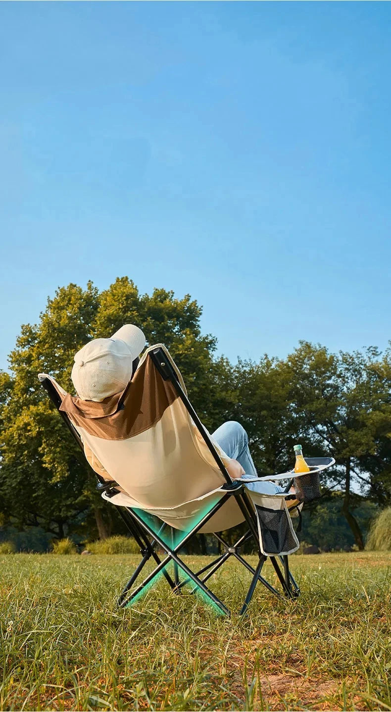 Ultra-Lightweight Portable Folding Chair – Perfect for Camping, Hiking, and Fishing!