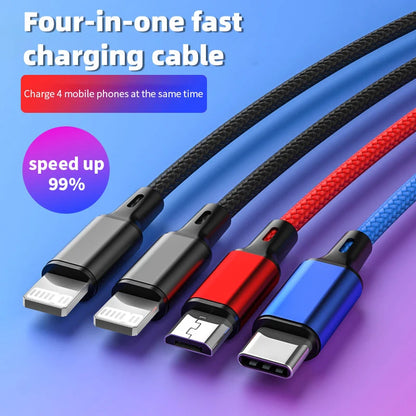 4in1 3.0A Fast Charging USB Cable