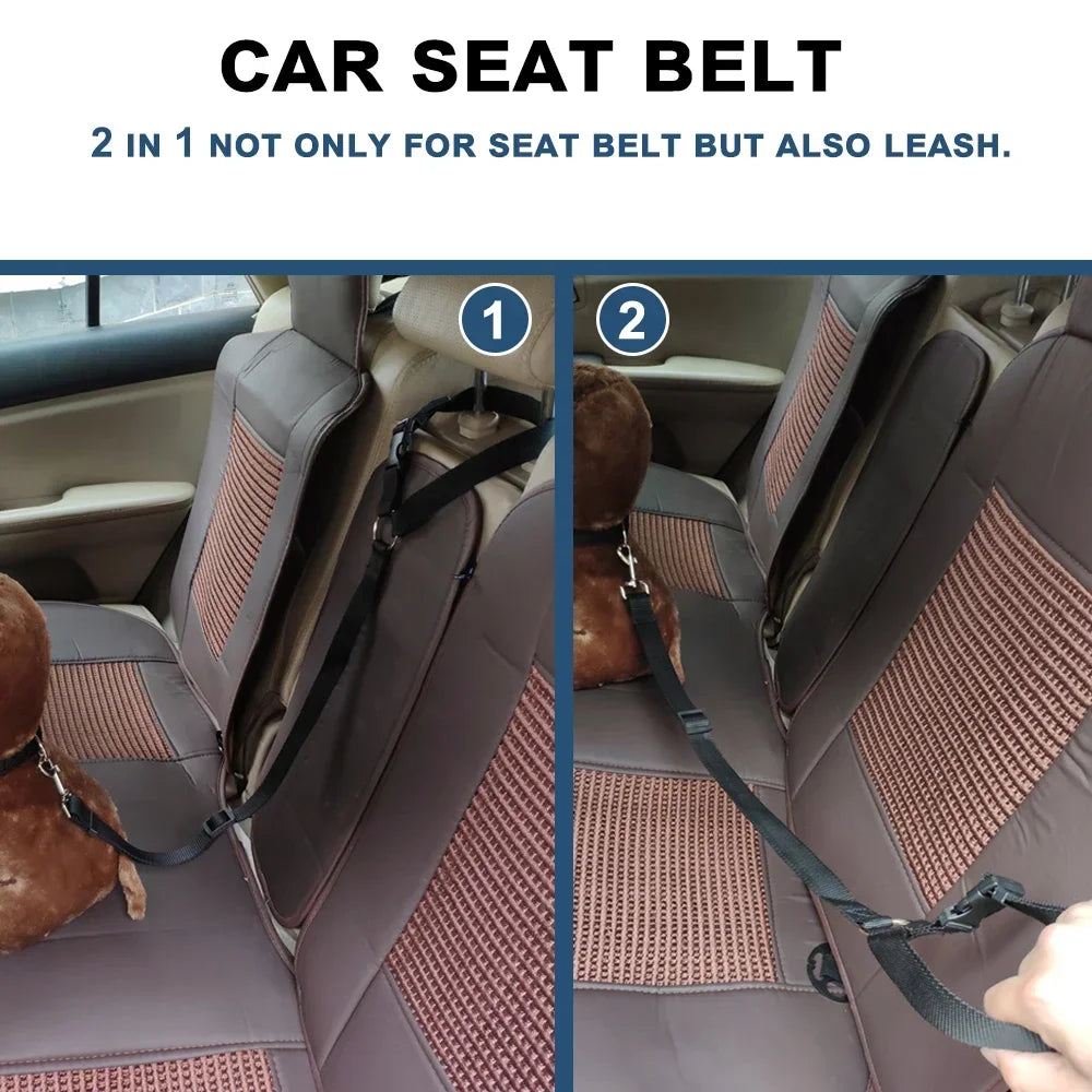 Adjustable Pet Safety Car Seat Belt Harness