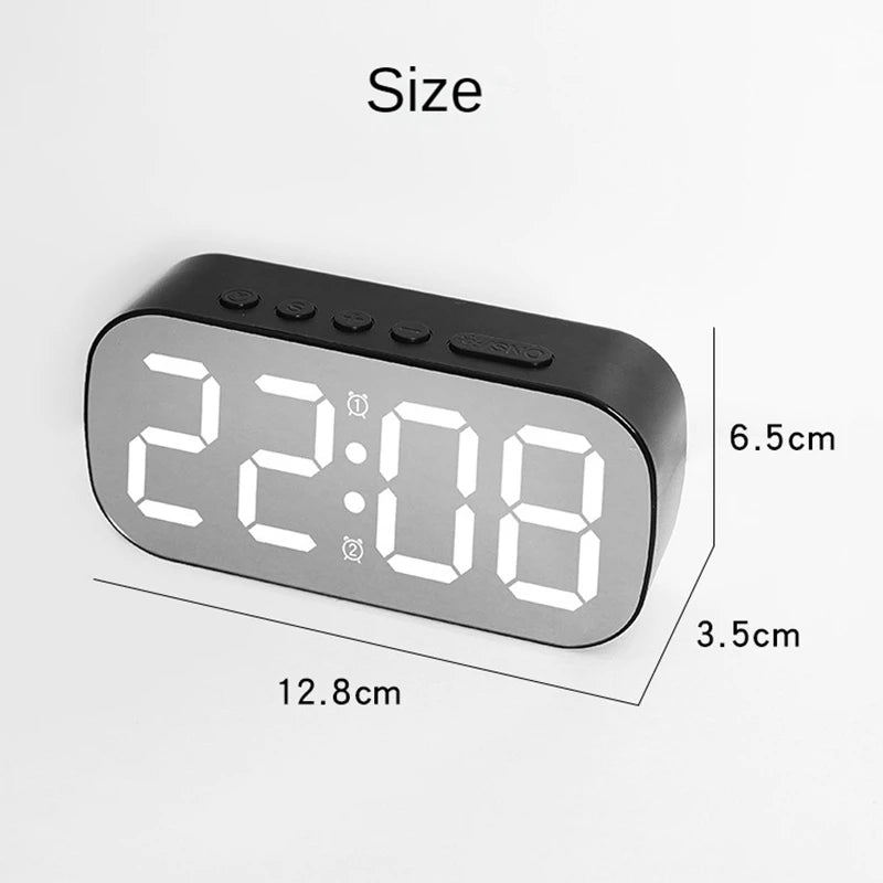 Digital Mirror Alarm Clock