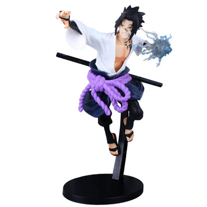 BANDAI Naruto Shippuden Anime Uchiha Sasuke Action Figure Fighting Chidori