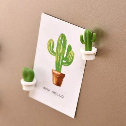 6pcs Magnetic Cactus