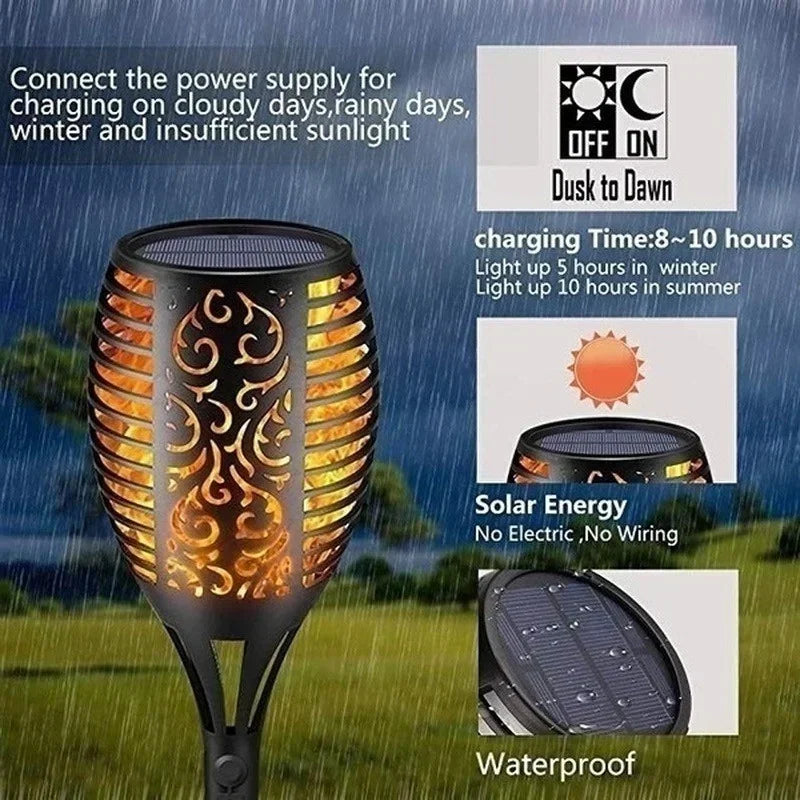 Solar Dancing Flames Light