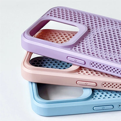 Heat Dissipation Mesh Magnetic Case for iPhone series