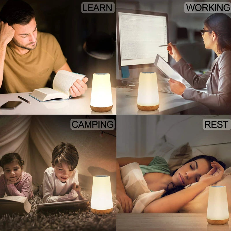 RGB Touch Night Light – Versatile and Adjustable Illumination