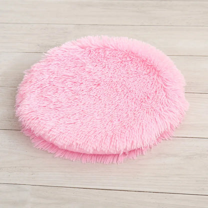 Soft Plush Round Pet Bed Mat