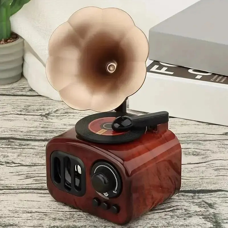 Mini Phonograph Music Box