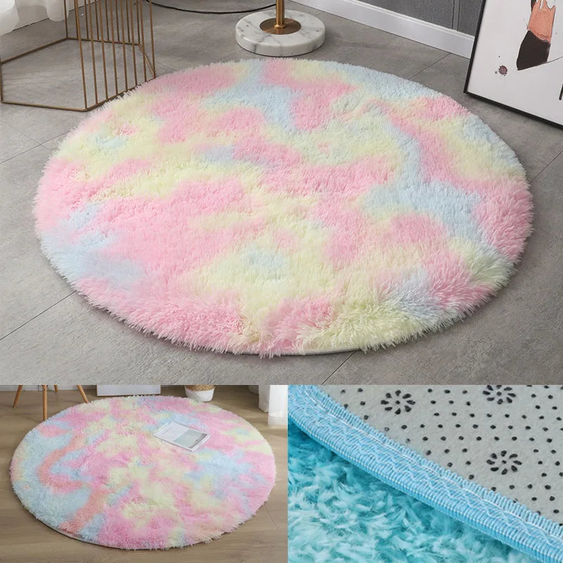 Soft Plush Round Pet Bed Mat