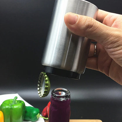 Automatic Stainless Steel Bottle Opener