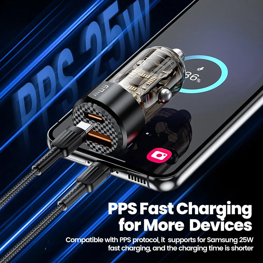 PD 27W - 30W /60W Fast Charging Car Charger