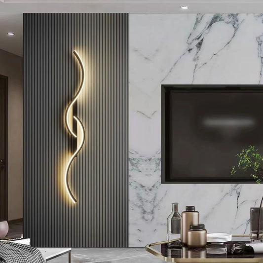 Aluminum S-Shaped Wall LED Lamp