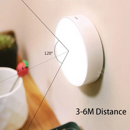 Smart LED Night Light with Human Body Sensor – Illuminate Your Space Automatically!