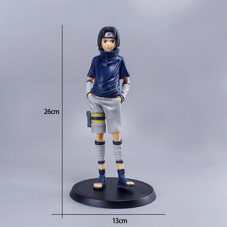 BANDAI Naruto Anime Figure Uchiha Sasuke  Kakashi Huzumaki Naruto  Action Figures