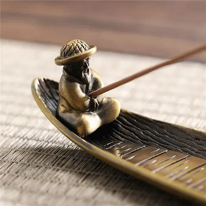 Chinese Boat Incense Stick Holder