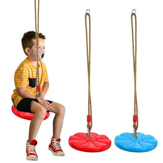 Children's Disc Swing – Thickened Octagonal Petal Swing for Indoor and Outdoor Fun!