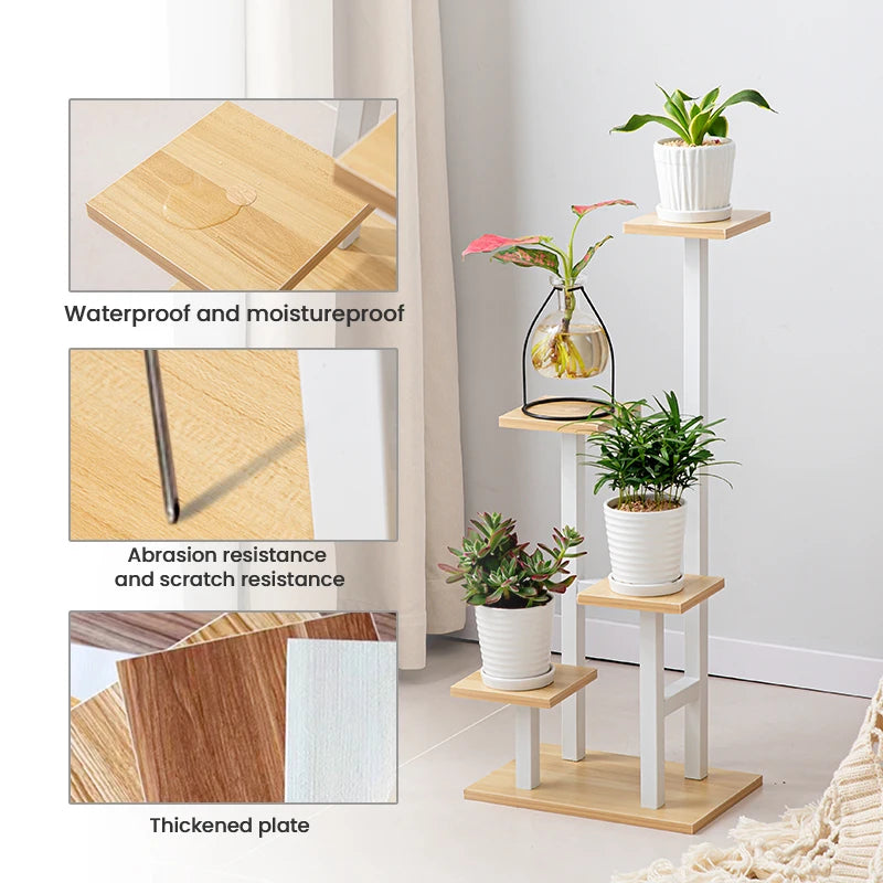 Multi-Tier Plant Stand – Stylish Flower Pot Holder for Indoor and Garden Decor!