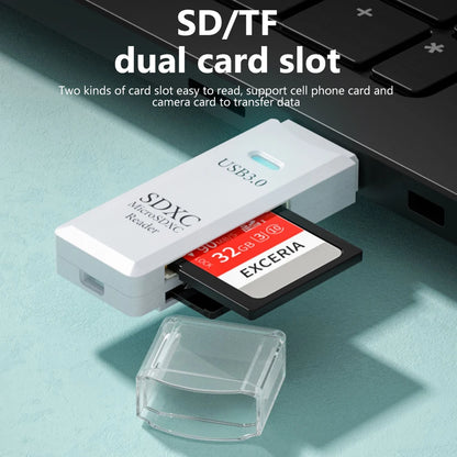 2 in 1 USB 3.0 SD microSD Card Reader