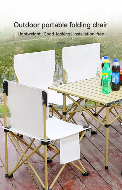 Portable Outdoor Folding Chairs & Stools – Perfect for Fishing, Sketching, and Beach Leisure!