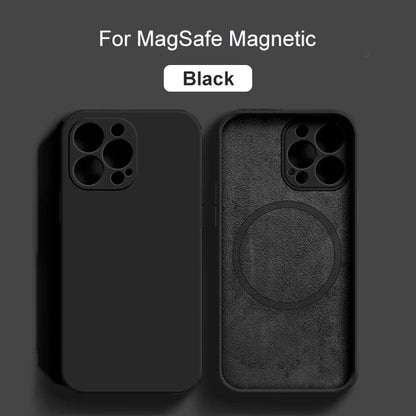 Silicone Phone Case with Magsafe For iPhone models 1/2