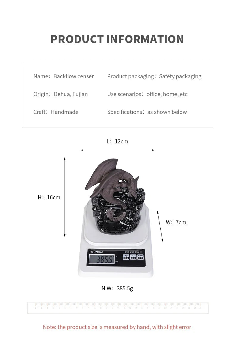 Dragon Backflow Incense Burner