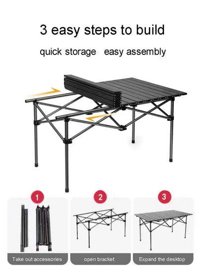 Portable Outdoor Folding Table – Easy Setup for Camping, Barbecues, and More!