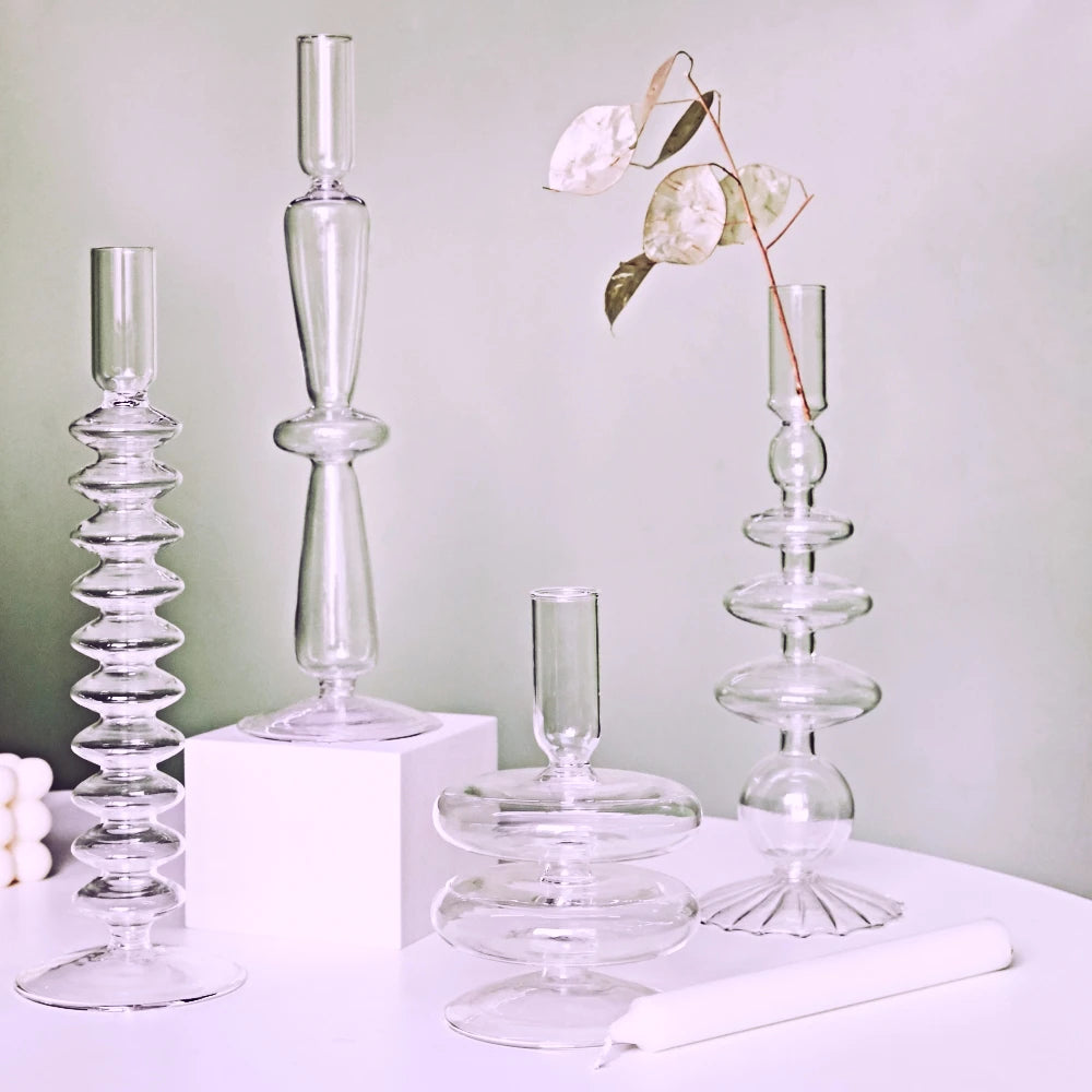 Modern Glass Candle Holder