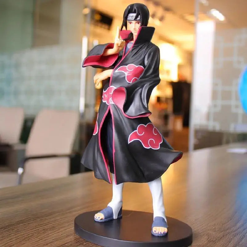 23cm Naruto Anime Figures Akatsuki Gk Uchiha Itachi Tsukuyomi Manga Statue PVC Action Figures Collectible Shippuden Model Toys