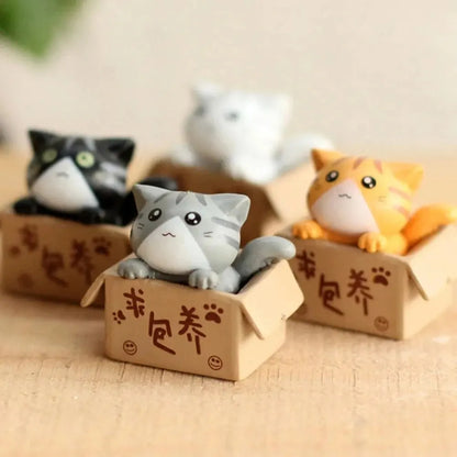 4pcs Mini Cat Ornament