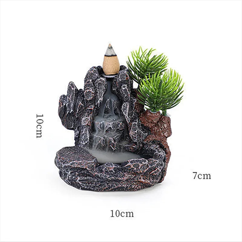 "Backflow Waterfall" Incense Holder