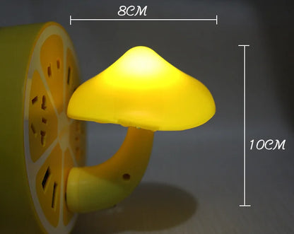 Creative Mushroom Shaped Plug-in Lamp