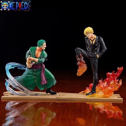 "Zoro VS Sanji" One Piece Anime Figure