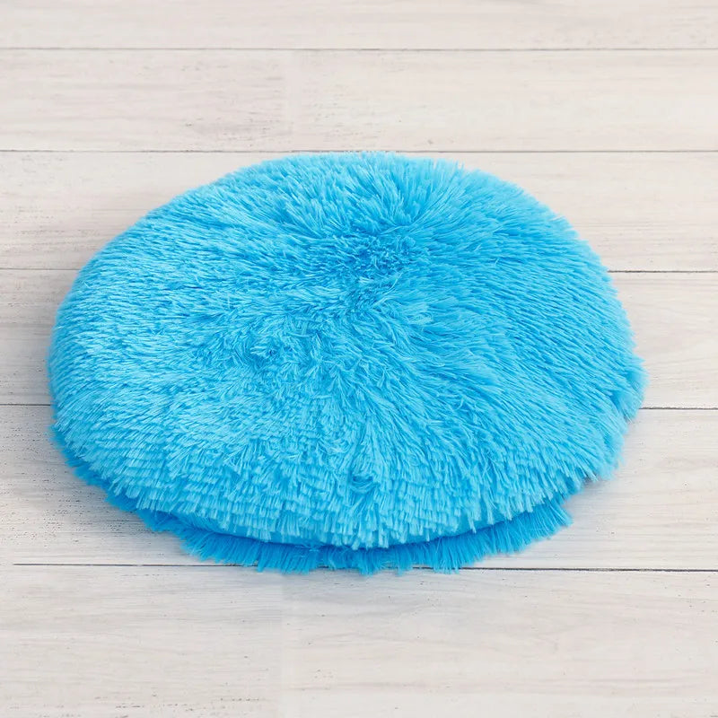 Soft Plush Round Pet Bed Mat