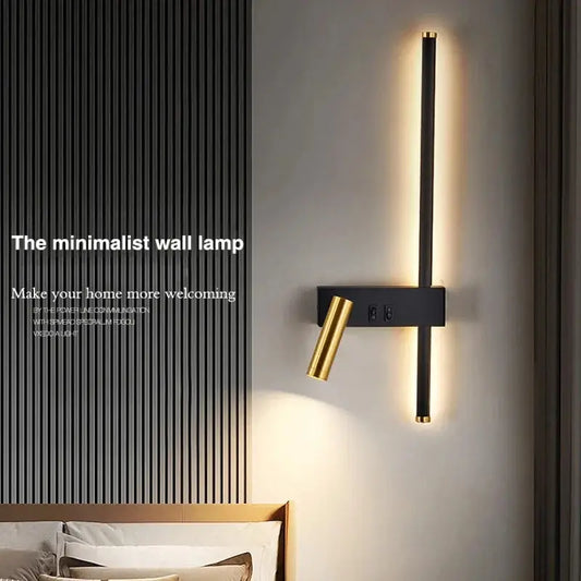 Nordic Modern Combi Wall Lamp