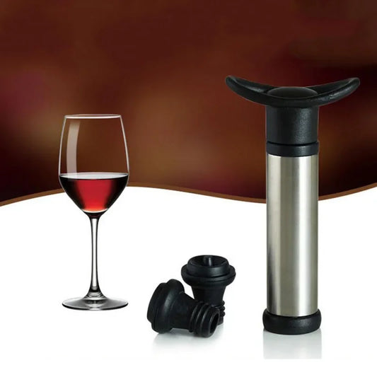 Wine Stopper with Vacuum Pump and Aerator for Fresh Wine Preservation