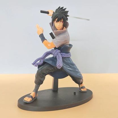 BANDAI Anime Naruto Shippuden Figure Uchiha Sasuke  Action Figures Collection Model