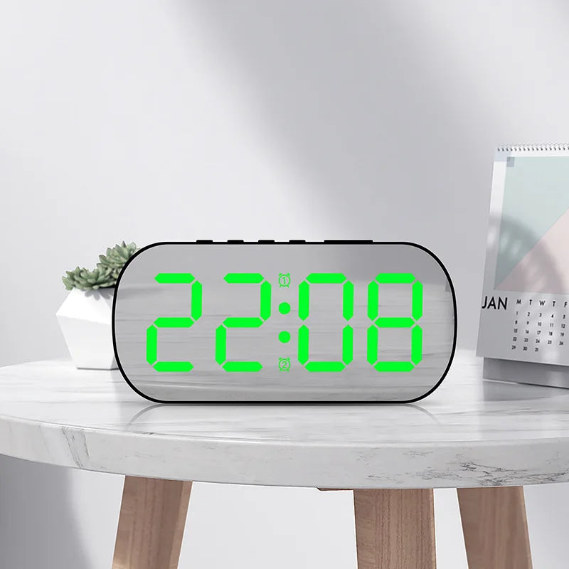 Digital Mirror Alarm Clock