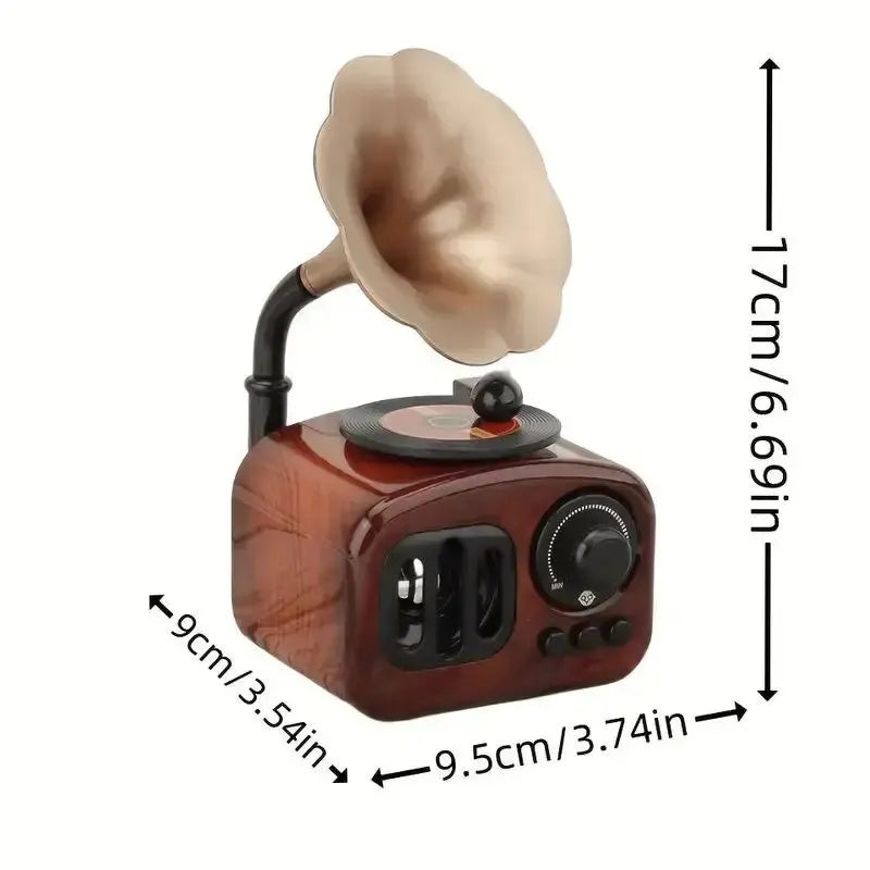 Mini Phonograph Music Box