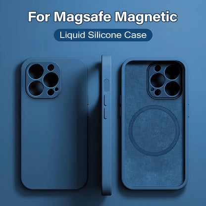 Silicone Phone Case with Magsafe For iPhone models 1/2