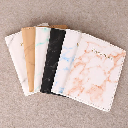 Stylish Faux Leather Passport Holder