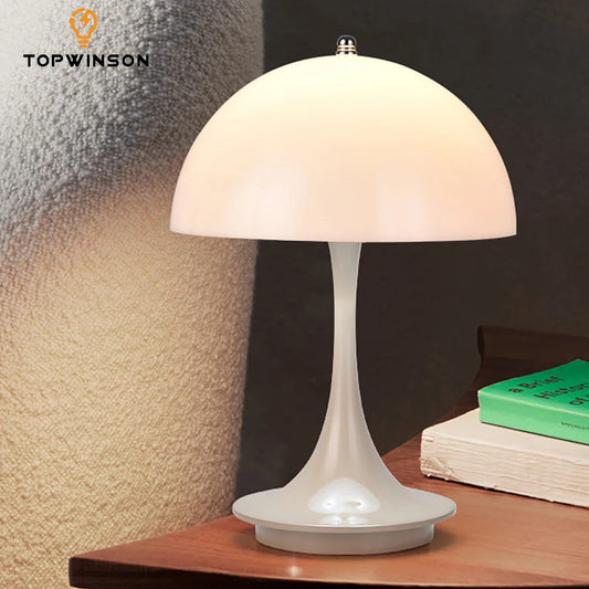 Dimmable Mushroom-Shaped Table Lamp