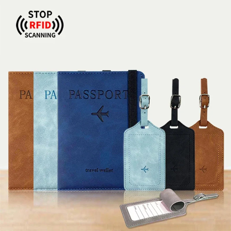 Stylish Luggage Tag & Passport Holder