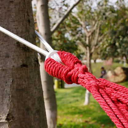 Thick Canvas Hammock – Portable Outdoor Swing for Camping and Relaxation!